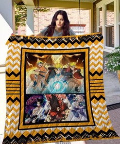 Naruto Quilt Blanket Bedding Set for Home Décor