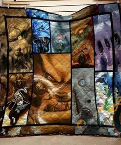 Naruto Tailed Beast Art Quilt Blanket Bedding Set