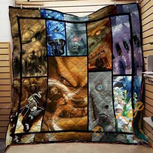 Naruto Tailed Beast Art Quilt Blanket Bedding Set