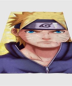 Naruto Uzumaki Sherpa Fleece Blanket Gifts for Family, for Couple