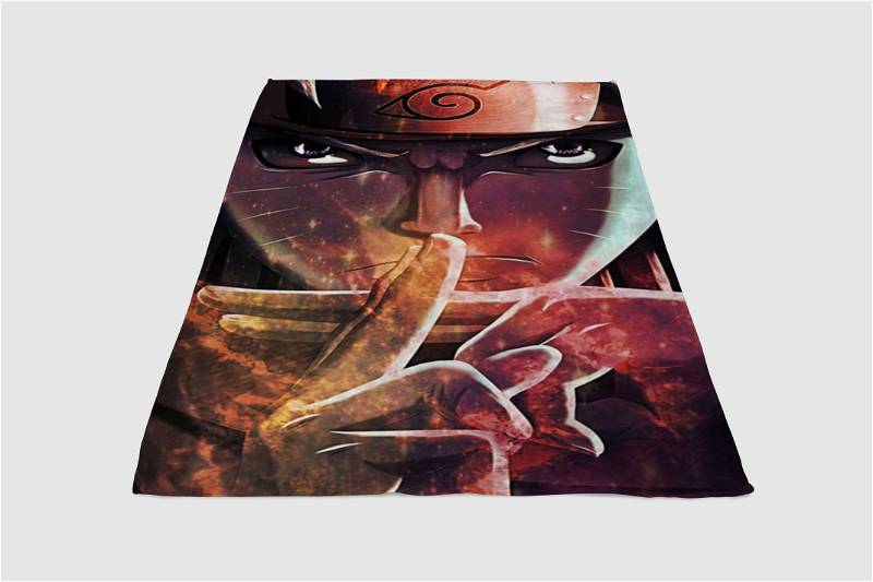 Naruto Wallpapers Sherpa Fleece Blanket Gifts for Family, for Couple
