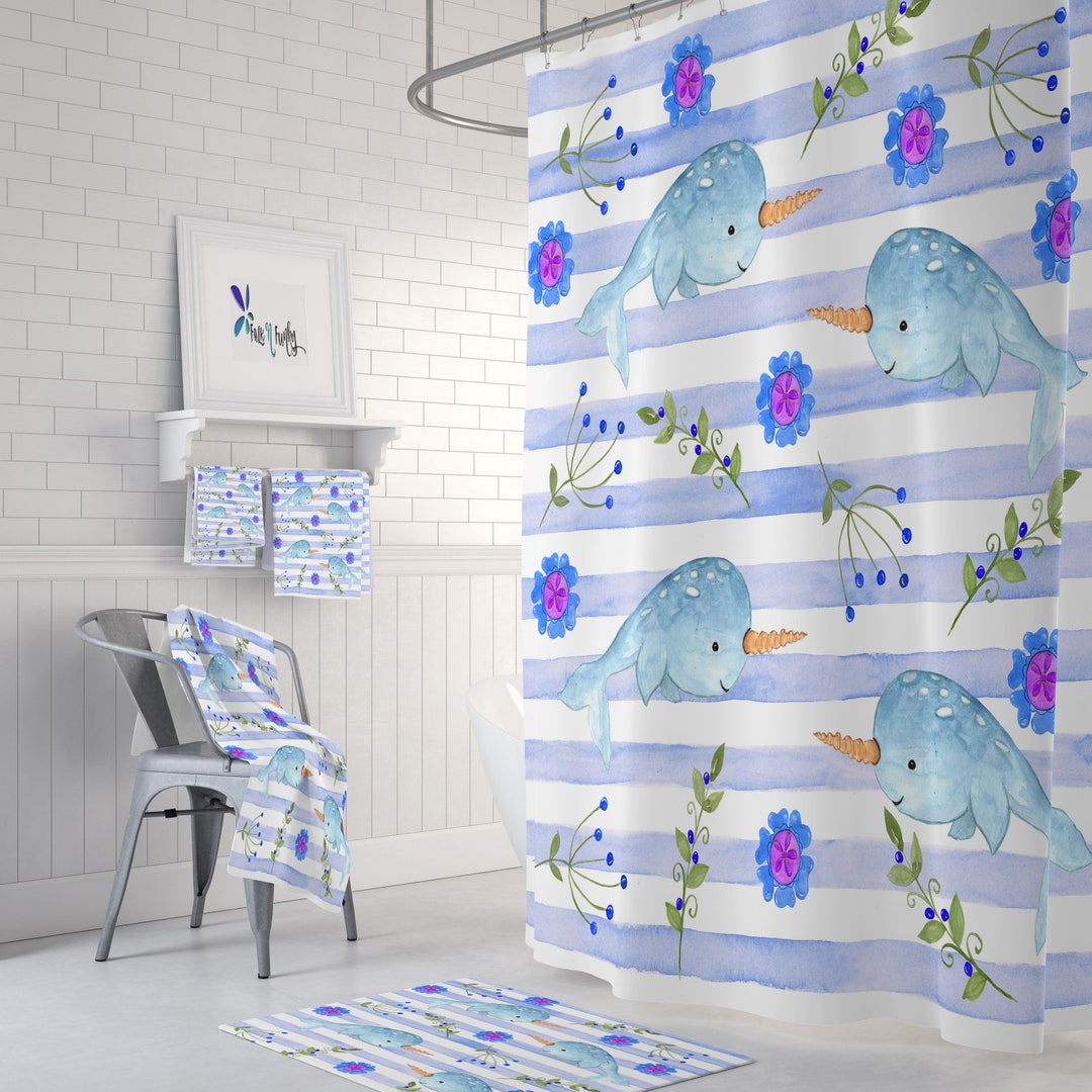 Narwhal Shower Curtain
