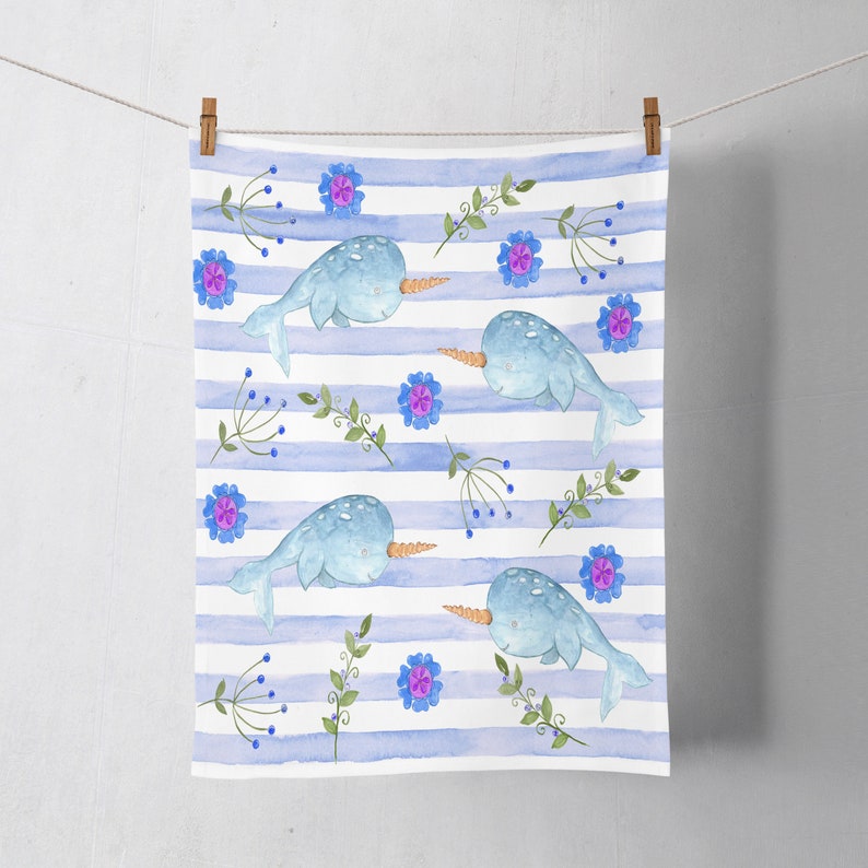 Narwhal Shower Curtain - Image 4