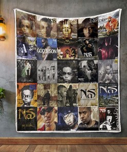 Nas Album Covers Quilt Blanket Bedding Set for Home Décor