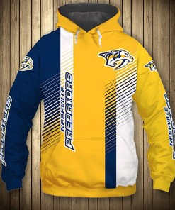 Nashville Predators Hoodie 3D Cute Design Pullover Nhl