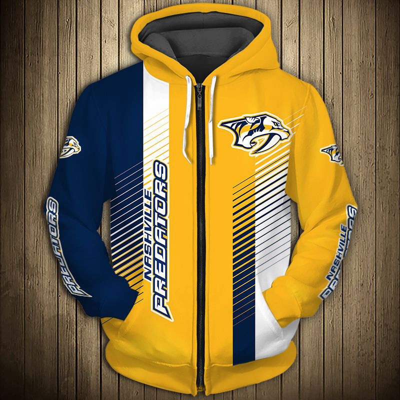 Nashville Predators Hoodie 3D Cute Design Pullover Nhl - Image 3