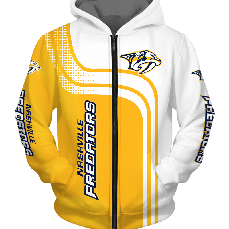Nashville Predators Hoodie Zip Hoodie Pullover Gift for Fans - Image 2