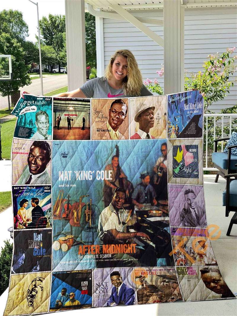 Nat King Cole Quilt Blanket Bedding Set With Pillowcase Option