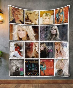 Natalie Grant Album Quilt Blanket Bedding Set for Home Décor