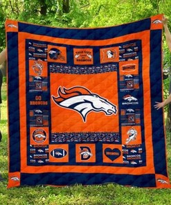 National Football League Denver Broncos Quilt Blanket Bedding Set