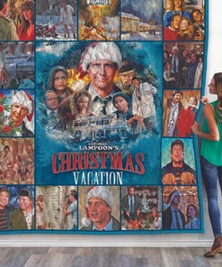 National Lampoon's Christmas Vacation Poster Quilt Blanket Bedding Set