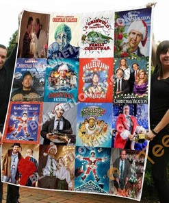 National Lampoon's Christmas Vacation Theme Quilt Blanket Bedding Set