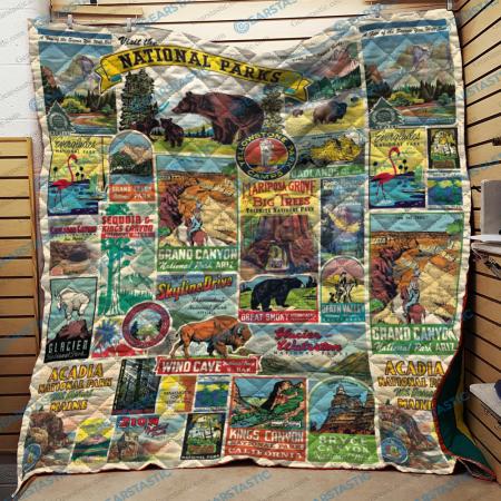 National Park Quilt Blanket Bedding Set for Home Décor