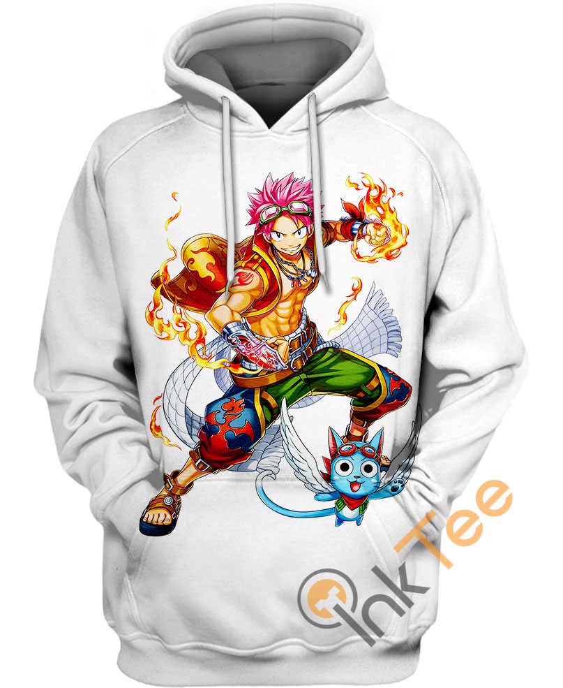 Natsu Dragneel And Happy Hoodie 3D
