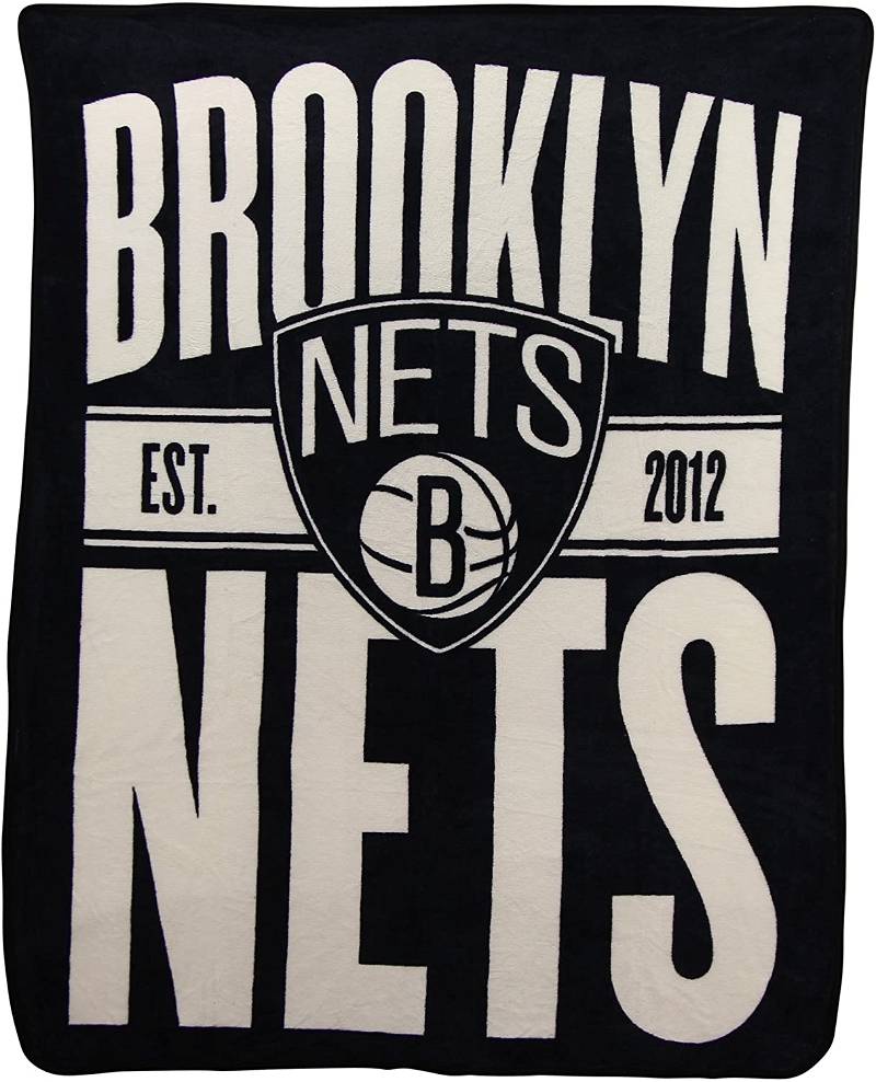Nba Brooklyn Nets Sherpa Blanket Fleece Blanket Gifts for Fans