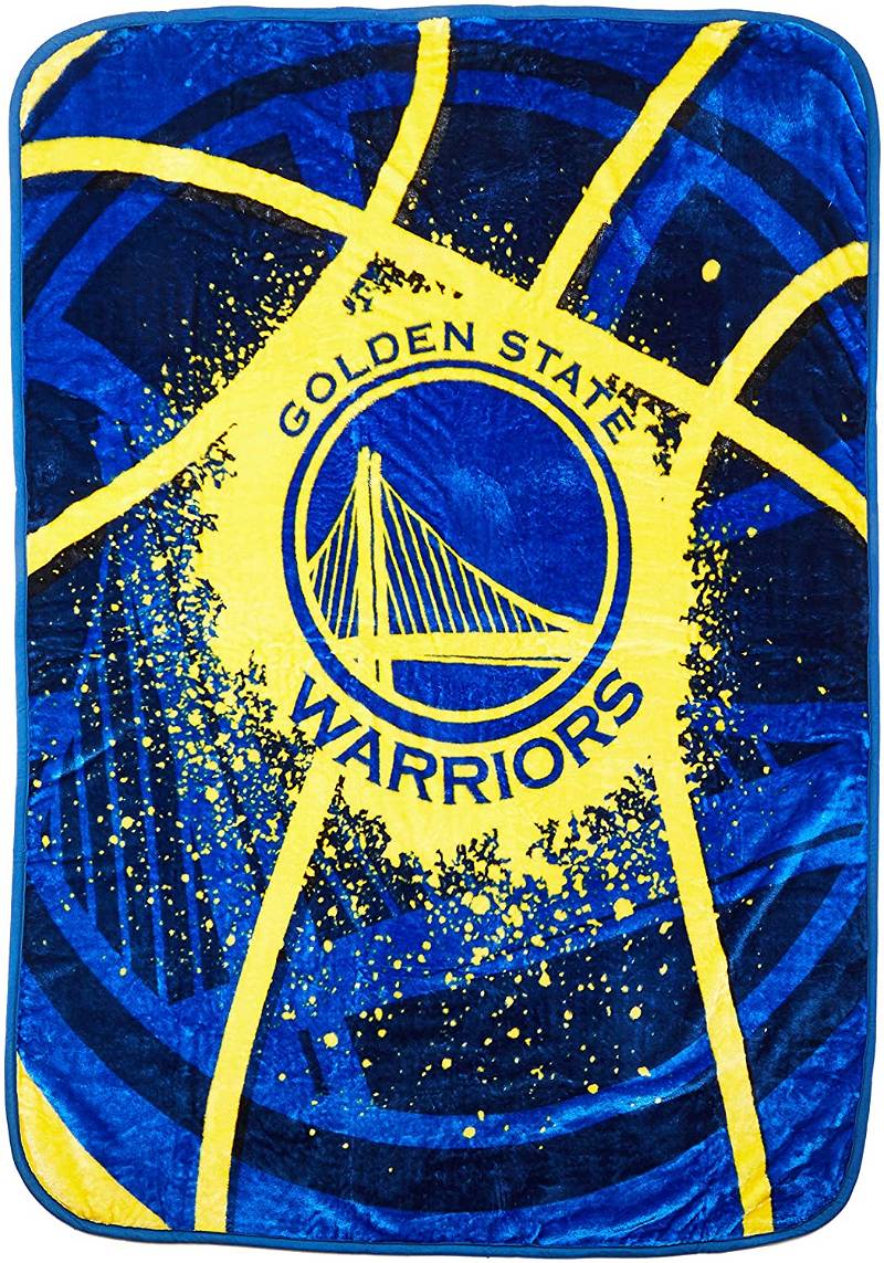Nba Golden State Warriors Sherpa Blanket Fleece Blanket Gifts for Fans