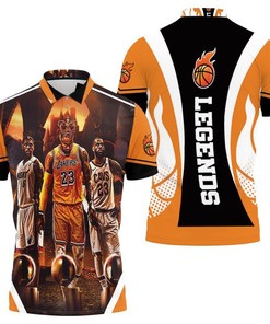Nba Legend King Lebron James 3d Polo Shirt Jersey All Over Print Shirt 3d T-shirt