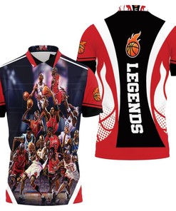 Nba Legend Michael Jordan Polo Shirt All Over Print Shirt 3d T-shirt