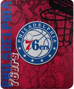 Nba Philadelphia 76ers Sherpa Blanket Fleece Blanket Gifts for Fans
