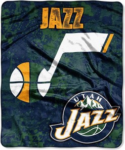 Nba Utah Jazz Sherpa Blanket Fleece Blanket Gifts for Fans