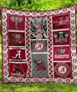 Ncaa Alabama Crimson Tide Quilt Blanket Bedding Set