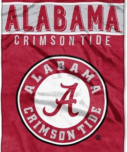 Ncaa Alabama Crimson Tide Sherpa Blanket Fleece Blanket Gifts for Ncaa Fans