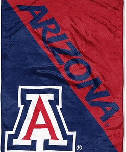 Ncaa Arizona Wildcats Sherpa Blanket Fleece Blanket Gifts for Ncaa Fans
