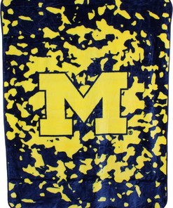 Ncaa Blanket Michigan Wolverines Sherpa Blanket Fleece Blanket Gifts for Fans