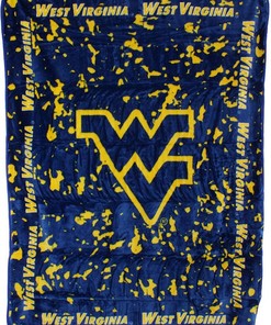 Ncaa Blanket West Virginia Mountaineers Sherpa Blanket Fleece Blanket Gifts for Fans