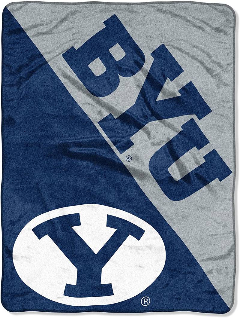 Ncaa Byu Cougars Sherpa Blanket Fleece Blanket Gifts for Fans