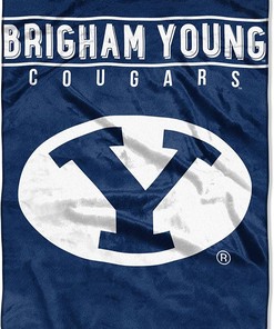 Ncaa Byu Cougars Sherpa Blanket Fleece Blanket Gifts for Ncaa Fans