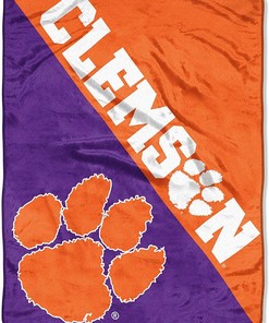 Ncaa Clemson Tigers Sherpa Blanket Fleece Blanket Gifts for Fans