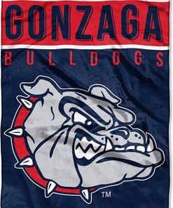 Ncaa Gonzaga Bulldogs Sherpa Blanket Fleece Blanket Gifts for Fans
