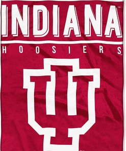 Ncaa Indiana Hoosiers Sherpa Blanket Fleece Blanket Gifts for Fans