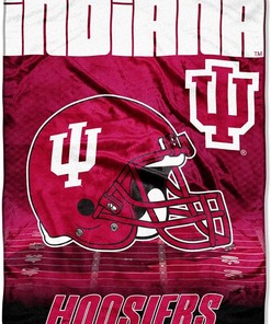 Ncaa Indiana Hoosiers Sherpa Blanket Fleece Blanket Gifts for Ncaa Fans