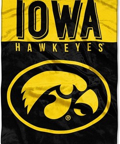 Ncaa Iowa Hawkeyes Sherpa Blanket Fleece Blanket Gifts for Ncaa Fans