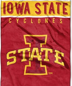Ncaa Iowa State Cyclones Sherpa Blanket Fleece Blanket Gifts for Fans