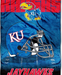 Ncaa Kansas Jayhawks Sherpa Blanket Fleece Blanket Gifts for Fans