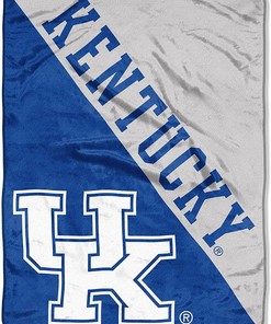 Ncaa Kentucky Wildcats Unisex Sherpa Blanket Fleece Blanket Gifts for Fans