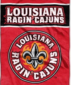 Ncaa Louisiana-lafayette Ragin' Cajuns Sherpa Blanket Fleece Blanket Gifts for Fans
