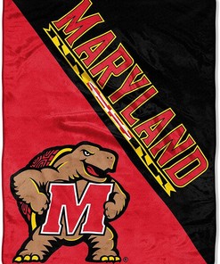 Ncaa Maryland Terps Unisex Sherpa Blanket Fleece Blanket Gifts for Fans