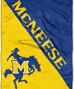 Ncaa Mcneese State Cowboys Sherpa Blanket Fleece Blanket Gifts for Fans