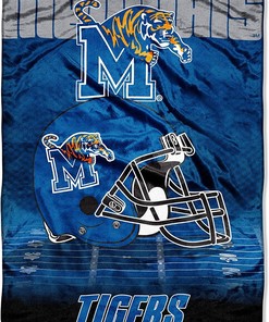 Ncaa Memphis Tigers Sherpa Blanket Fleece Blanket Gifts for Fans