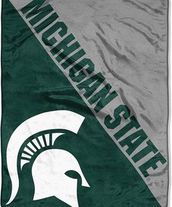Ncaa Michigan State Spartans Sherpa Blanket Fleece Blanket Gifts for Ncaa Fans