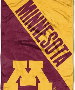 Ncaa Minnesota Gophers Sherpa Blanket Fleece Blanket Gifts for Fans