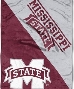 Ncaa Mississippi State Bulldogs Sherpa Blanket Fleece Blanket Gifts for Fans