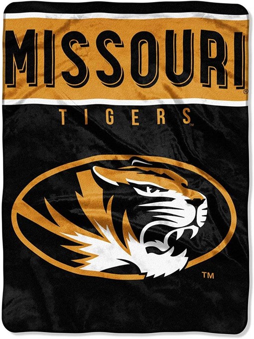 Ncaa Missouri Tigers Sherpa Blanket Fleece Blanket Gifts for Fans