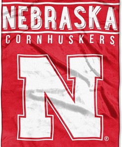 Ncaa Nebraska Cornhuskers Sherpa Blanket Fleece Blanket Gifts for Fans
