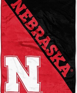 Ncaa Nebraska Cornhuskers Sherpa Blanket Fleece Blanket Gifts for Ncaa Fans