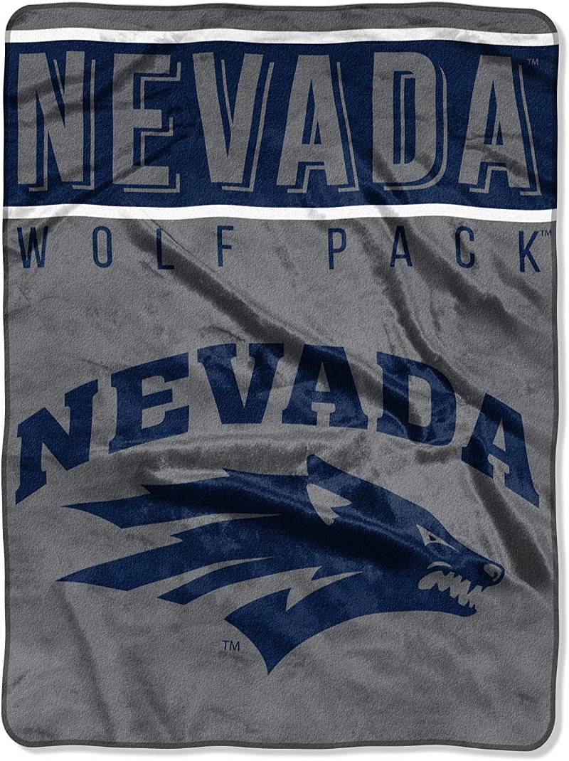 Ncaa Nevada Wolf Pack Sherpa Blanket Fleece Blanket Gifts for Fans
